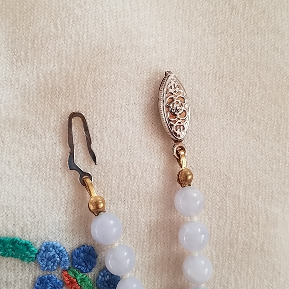 Blue Lace Agate Elephant Necklace - Picture 7 of 7